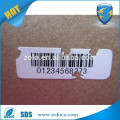 Competitive Price good Destructible Asset Label Printing Sticker, Custom Serial Number Barcode Sticker Fragile Warranty Label
